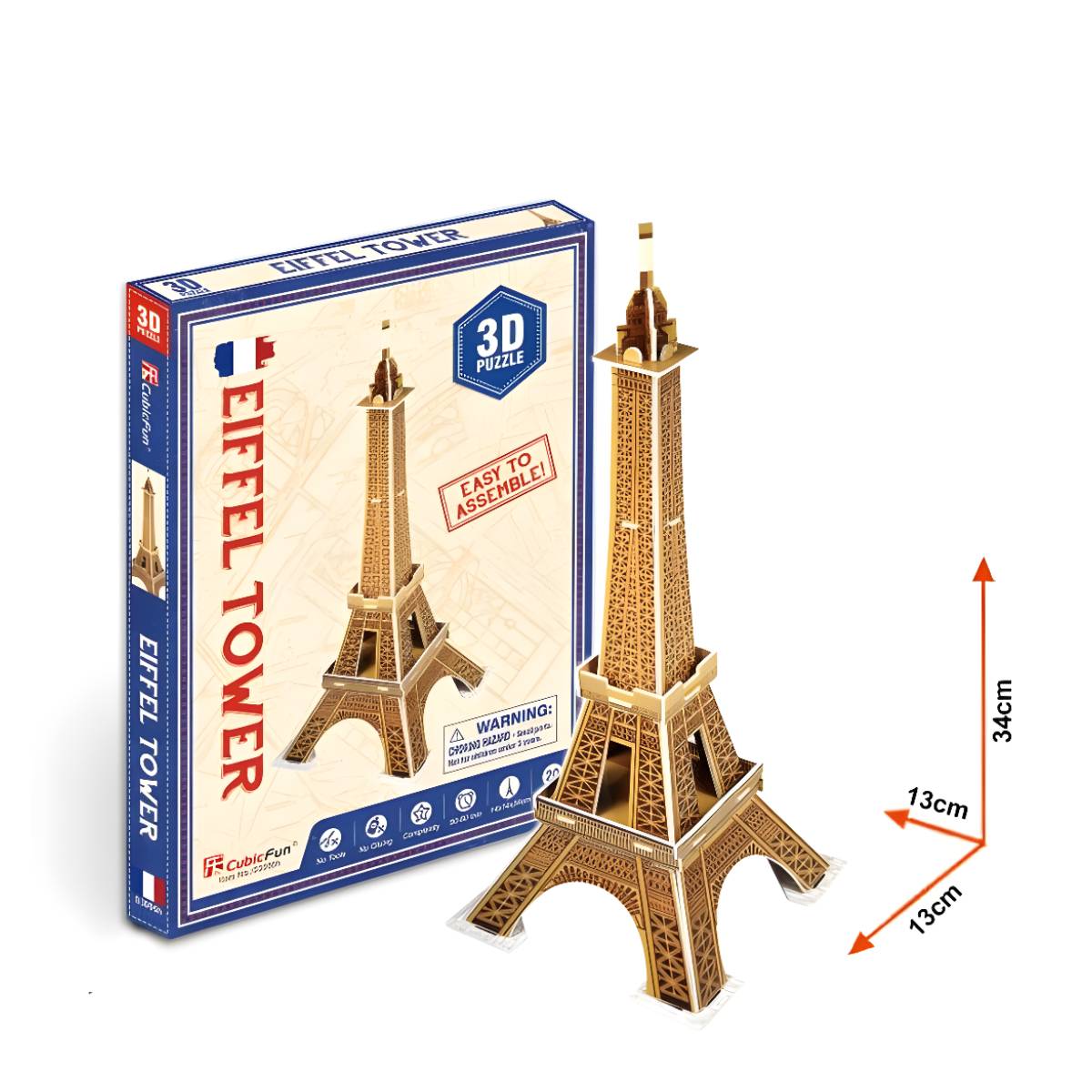 3D Puzzle - Eiffel Tower 20pcs