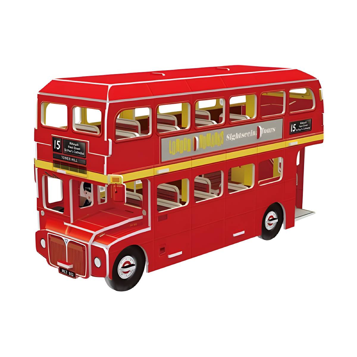 3D Puzzle Double Decker Bus 66pcs