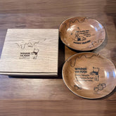 Plate Winnie the Pooh Woodgrain Oval (Japan Edition)