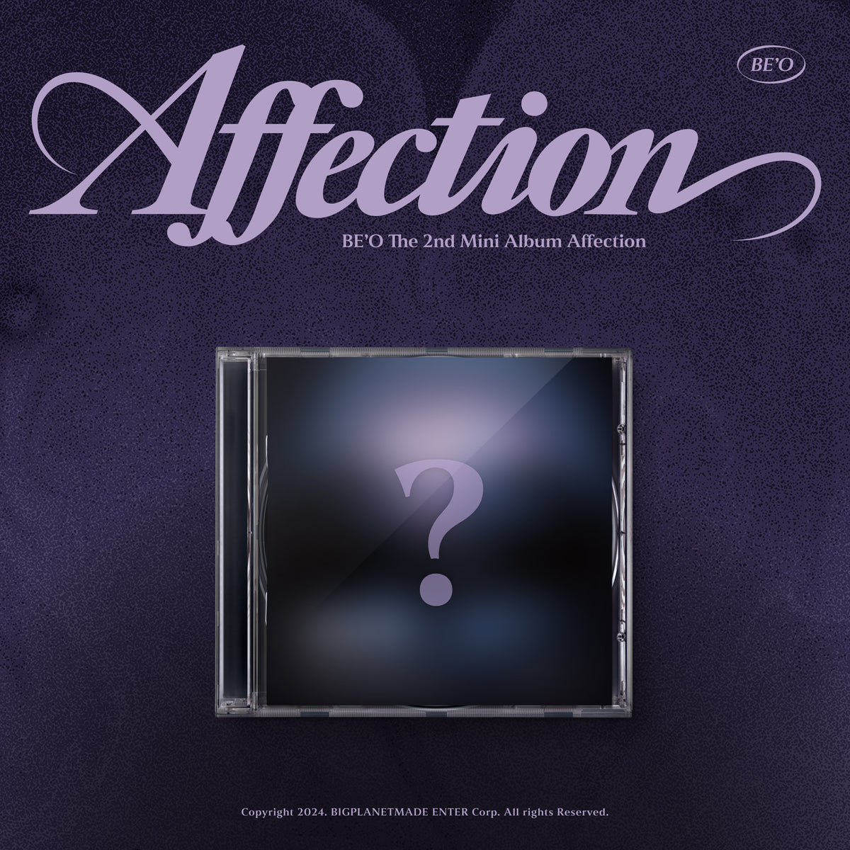 BE'O THE 2ND MINI ALBUM - AFFECTION (JEWEL CASE VER.)