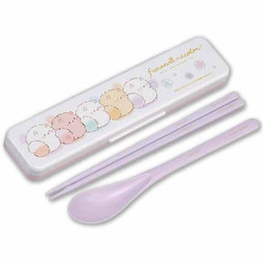 Cutlery Set - Sumikko Gurashi 18cm White (Japan Edition)