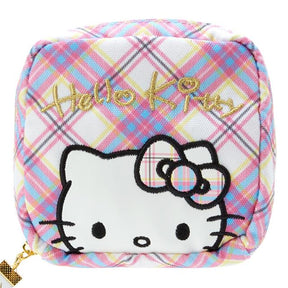 Cosmetic Bag - Sanrio Hello Kitty Nylon Square Zipper (Japan Limited Edition)