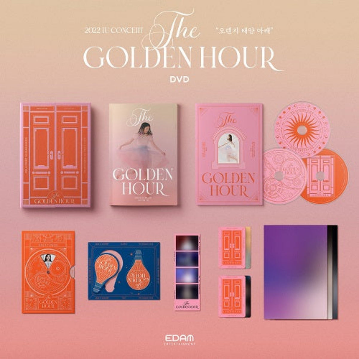 (Pre-Order) IU - 2022 IU Concert 'The Golden Hour' (DVD) (3-Disc)