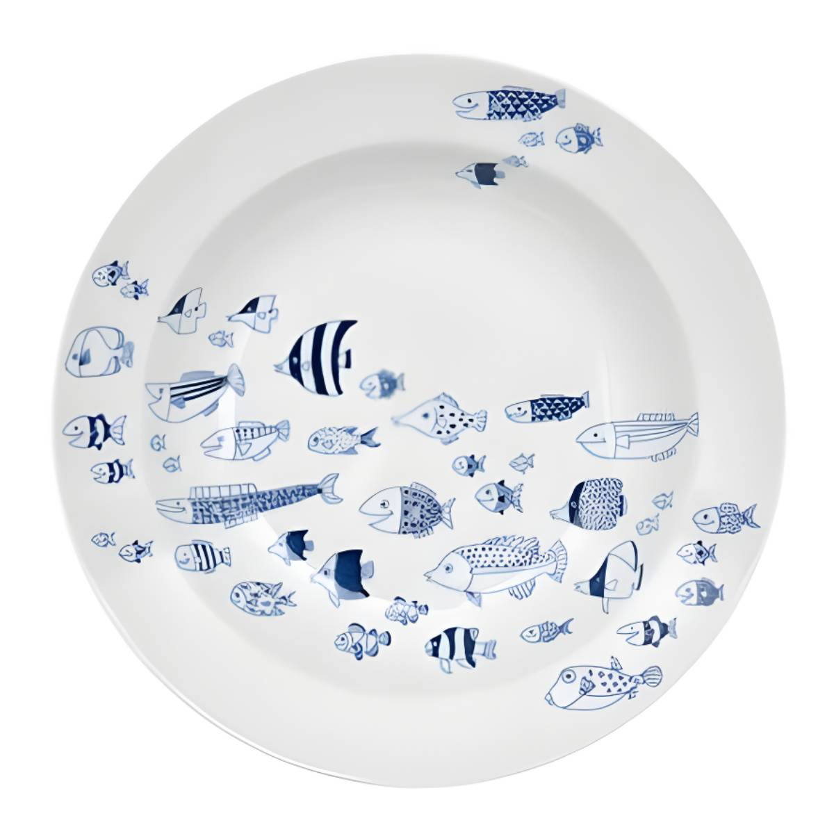 Plate - Fish Round 24.5cm (Japan Edition)