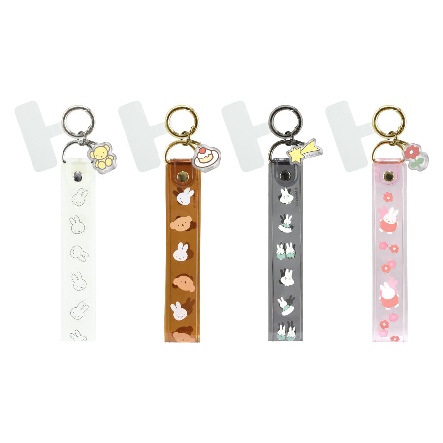 Miffy Multi Ring Plus Clear Hand Strap Set (Japan Edition)