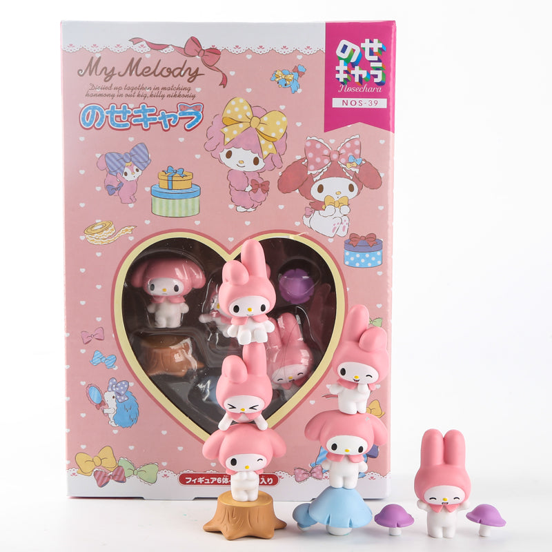 Figure - Sanrio Character My Melody 6+4in1 Set