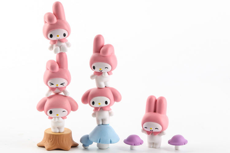 Figure - Sanrio Character My Melody 6+4in1 Set