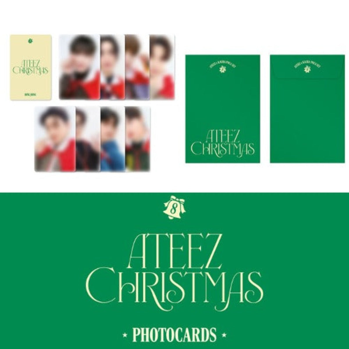 ATEEZ x KAURA - 2023 Christmas Photocard Set
