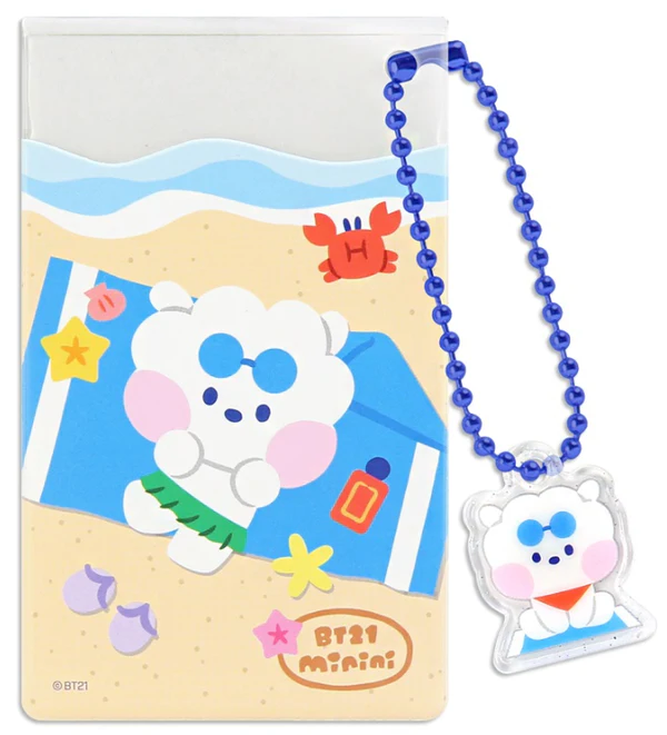 Clear Card Pocket - BT21  (Summer Sky) (Korea Edition)