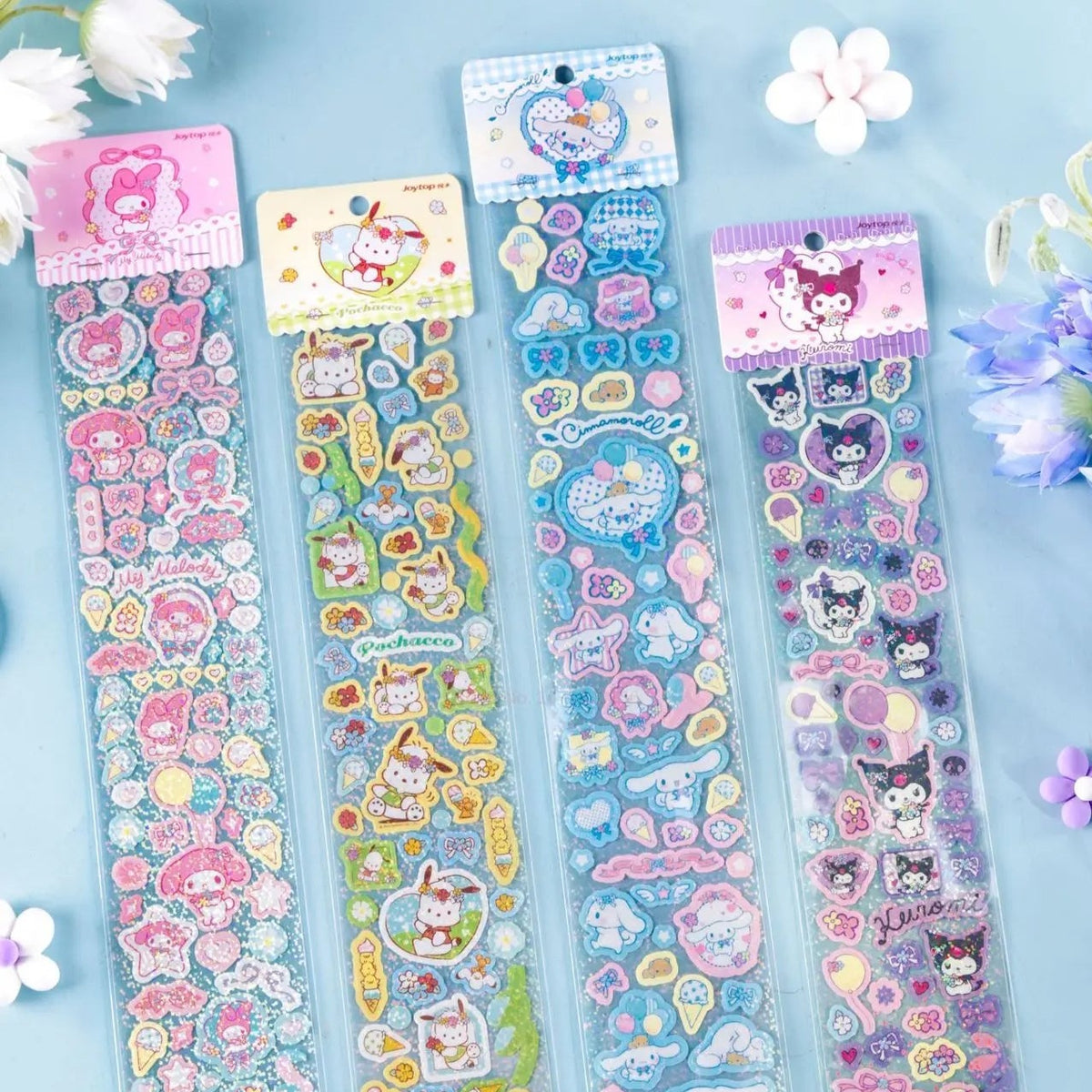 Stickers Joytop - Sanrio Character Long Flower 32pcs