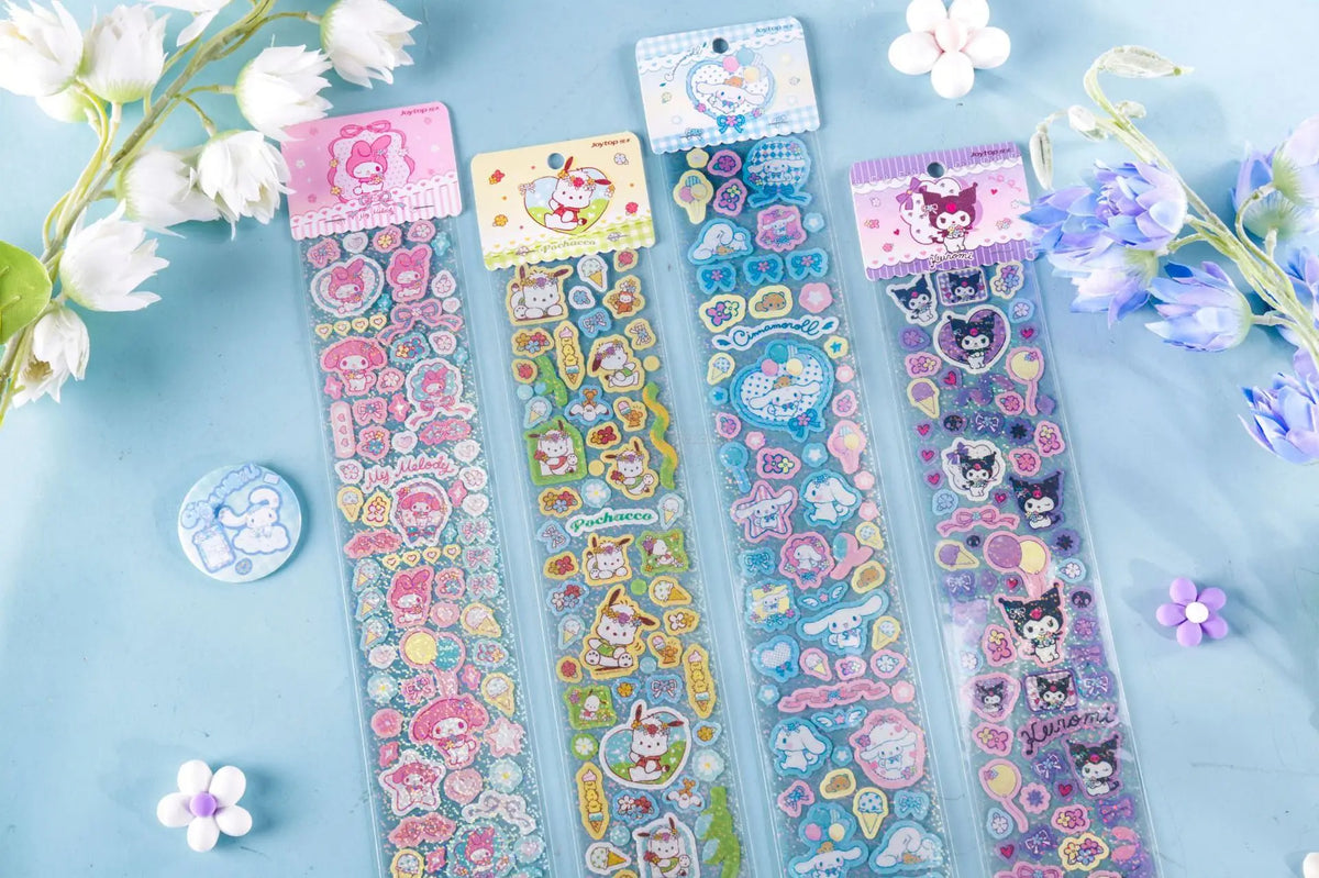 Sanrio Character Stickers Joytop Long Flower 32pcs