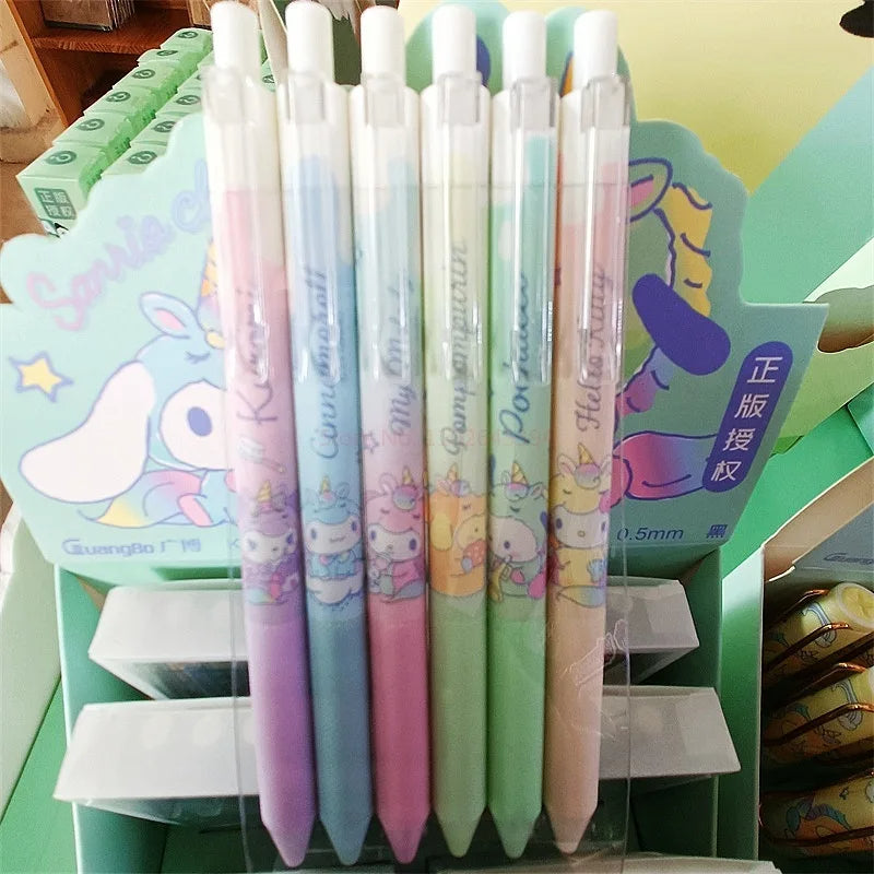 Pen Set - Sanrio Character Pastel 6in1 0.5mm