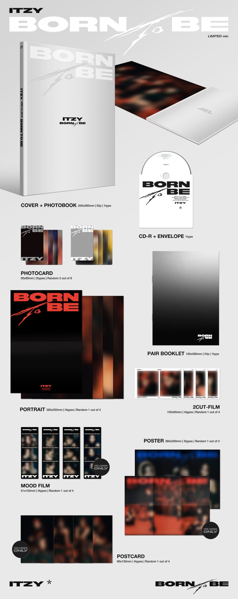 ITZY 2nd Album BORN TO BE [Platform Album Nemo Ver] – Kpop Exchange