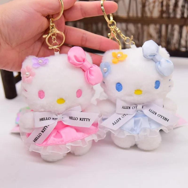 Plush Keyholder - Sanrio Hello Kitty With Bow