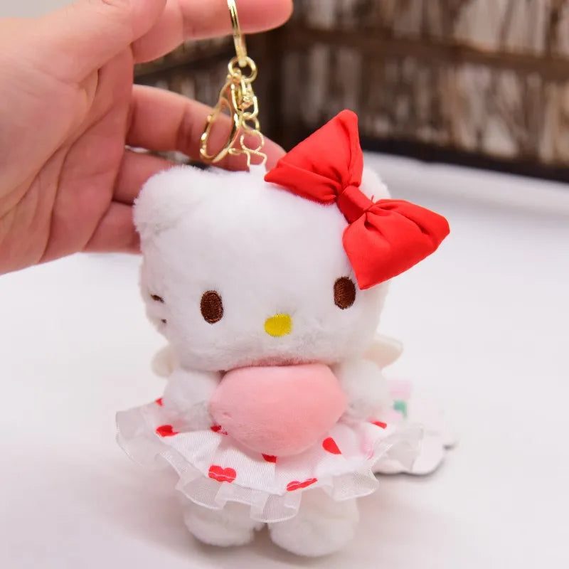 Plush Keyholder - Sanrio Hello Kitty With Heart