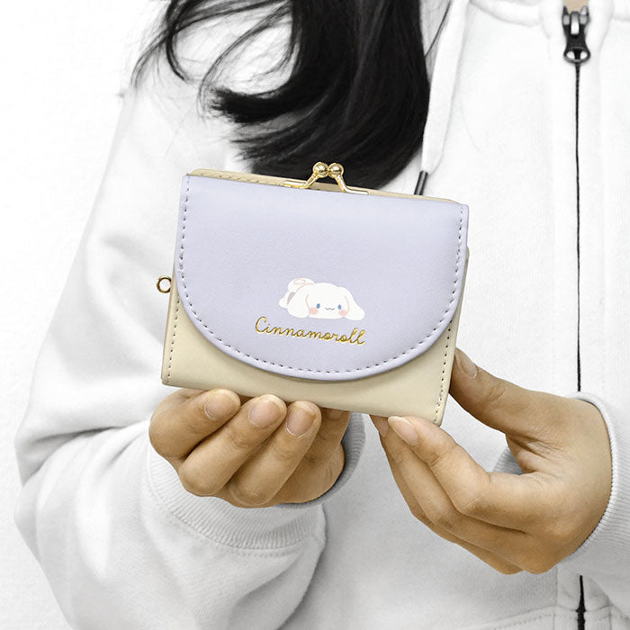 3-Fold Wallet with Coin Purse - Sanrio Character Lying Down (Japan Edition)