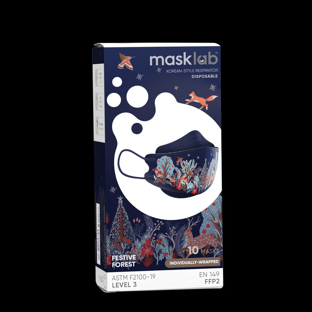 Mask - MaskLab Adult Korean-Style Respirators 2.0 (10-Pack)