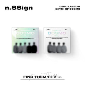 n.SSign Debut Album - BIRTH OF COSMO (FIND THEM 1/ FIND THEM 2 Ver) (Random Version)