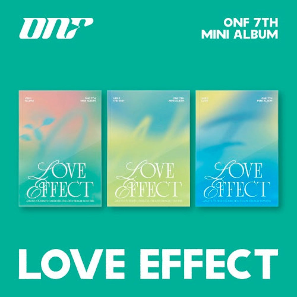 ONF - LOVE EFFECT 7TH MINI ALBUM (Random Cover)