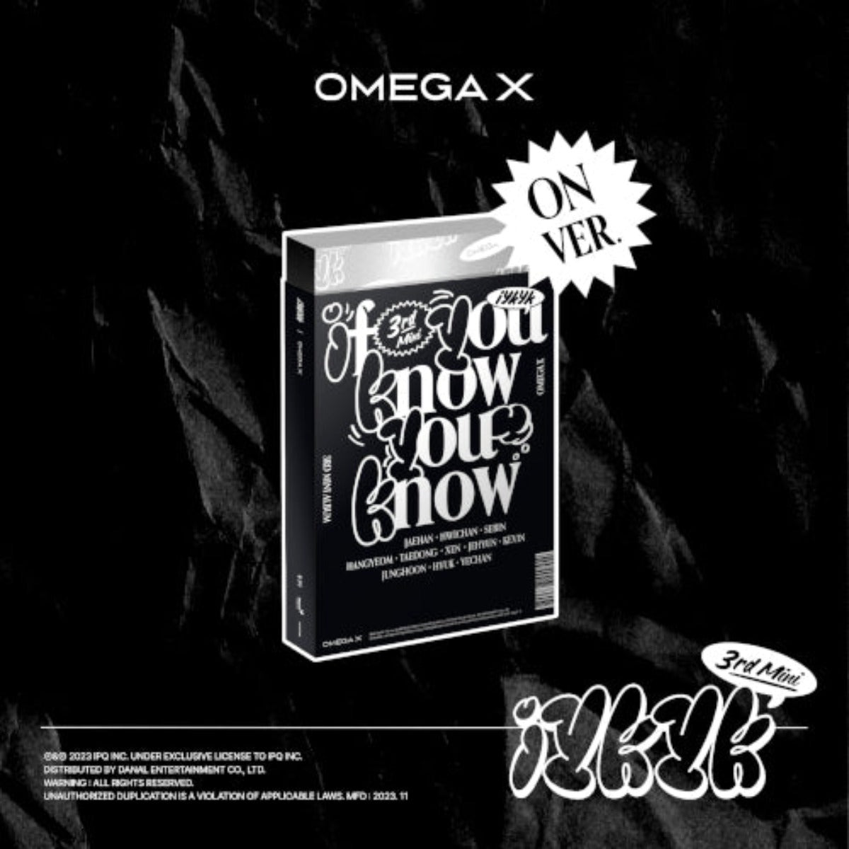 OMEGA X 3rd Mini Album - IYKYK