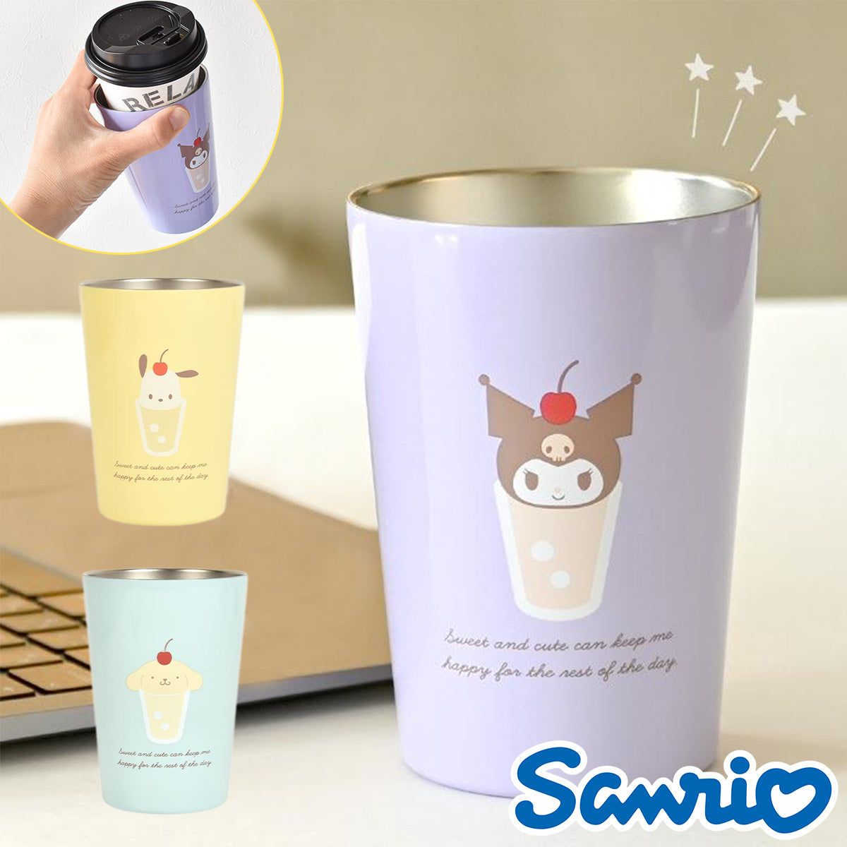 Cup Tumbler - Sanrio Characters Stainless Steel (Japan Edition)