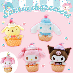 Small Hanging Plush - Sanrio Characters Waffle Cup