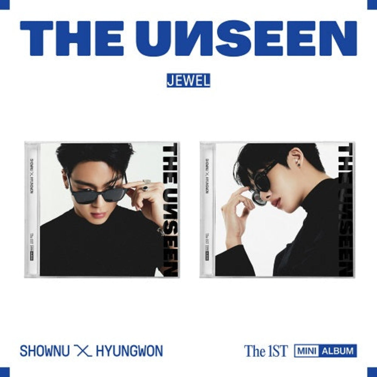 SHOWNU X HYUNGWON 1st Mini Album - THE UNSEEN (Jewel Version)