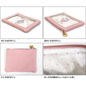 Flat Pouch Sanrio Characters Window (Japan Edition)
