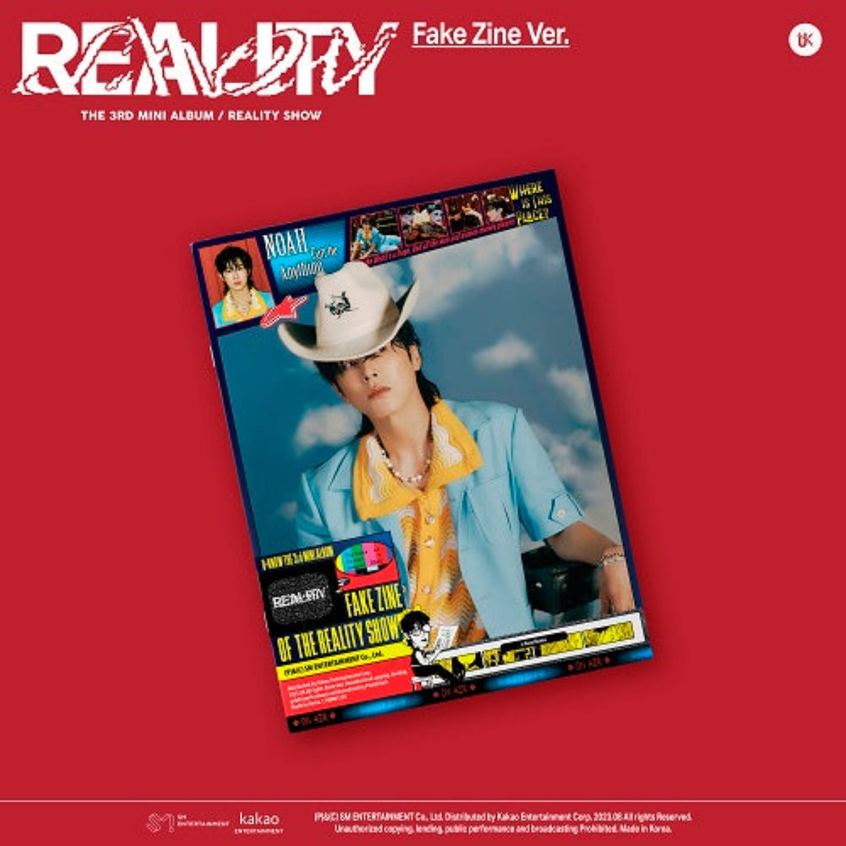 U-KNOW Yunho Mini Album Vol. 3 - Reality Show (Fake Zine Version)