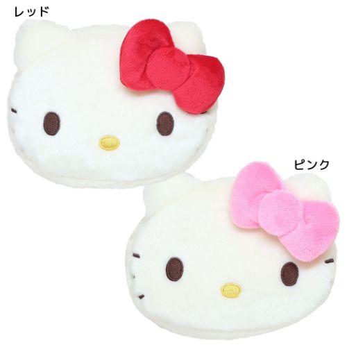 Plush Pouch - Sanrio Hello Kitty Head Bow (Japan Edition)