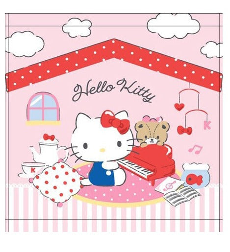 Face Towel Hello Kitty Piano (Japan Edition)