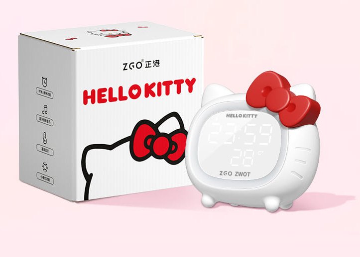 Alarm Clock Hello Kitty with light