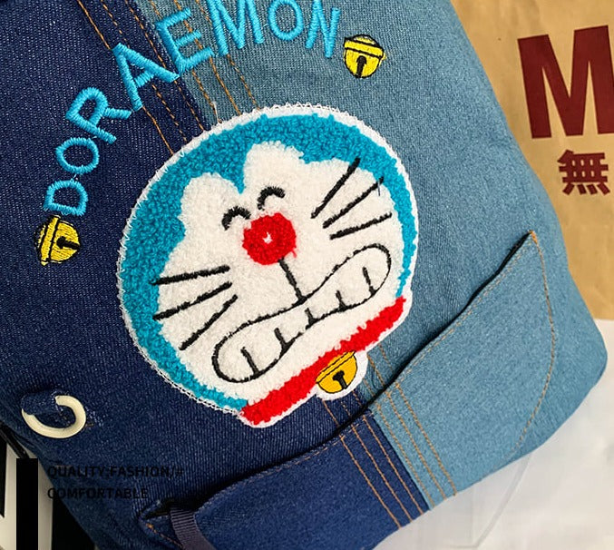 Backpack - Doraemon Denim with Bread Pouch