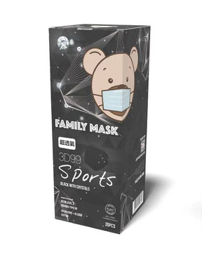 Mask - Family 3D99 Black Crystal Q20 (Hong Kong Edition)