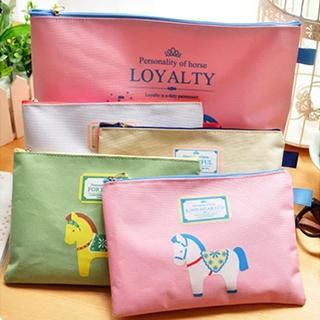 Pouch - Personality of Horse 3 Colours A5