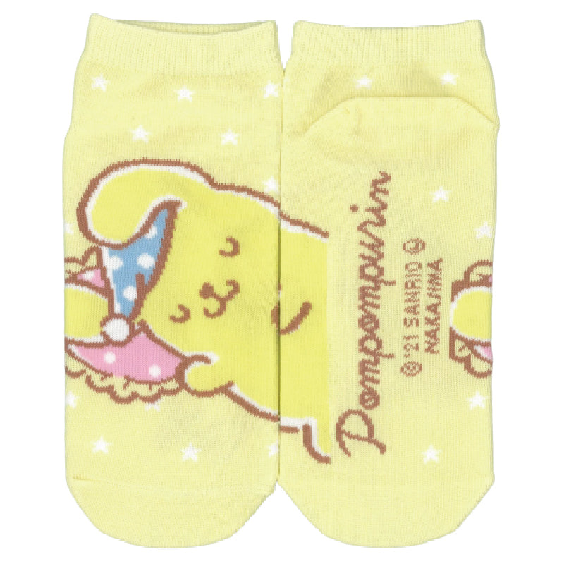 Anklet Socks - Sanrio PomPomPurin Star Yellow (Japan Edition)
