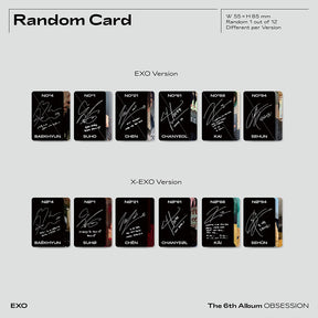 EXO Vol. 6 - OBSESSION (Random Version - EXO / X-EXO Version)