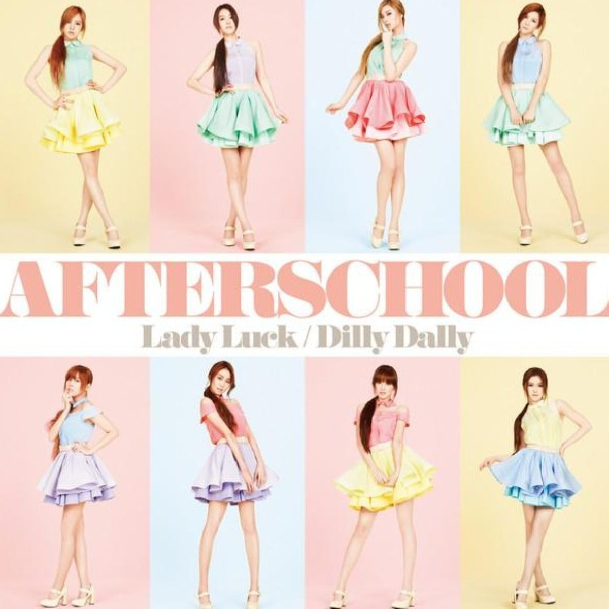 After School - Lady Luck / Dilly Dally - Type A (SINGLE+DVD)(Japan Version)
