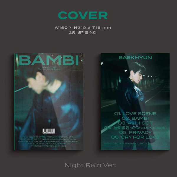 EXO: Baek Hyun Mini Album Vol. 3 - Bambi (Photobook Version)