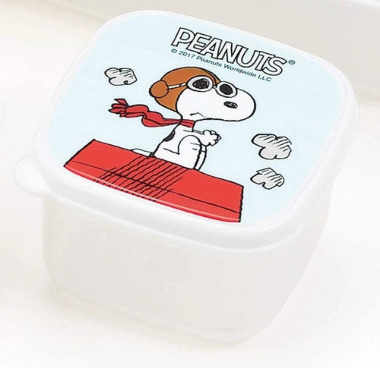 Snoopy Food Container Set Fly 4in1B