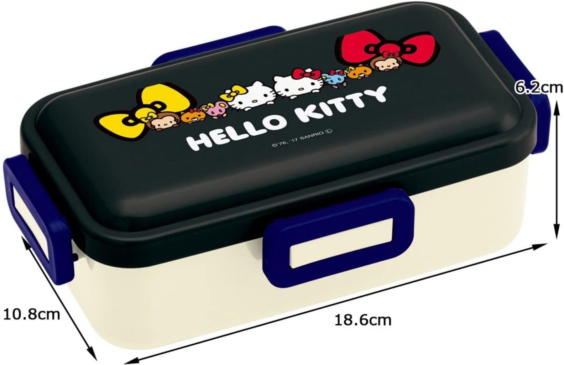 Lunch Box - Hello Kitty 530ml Black