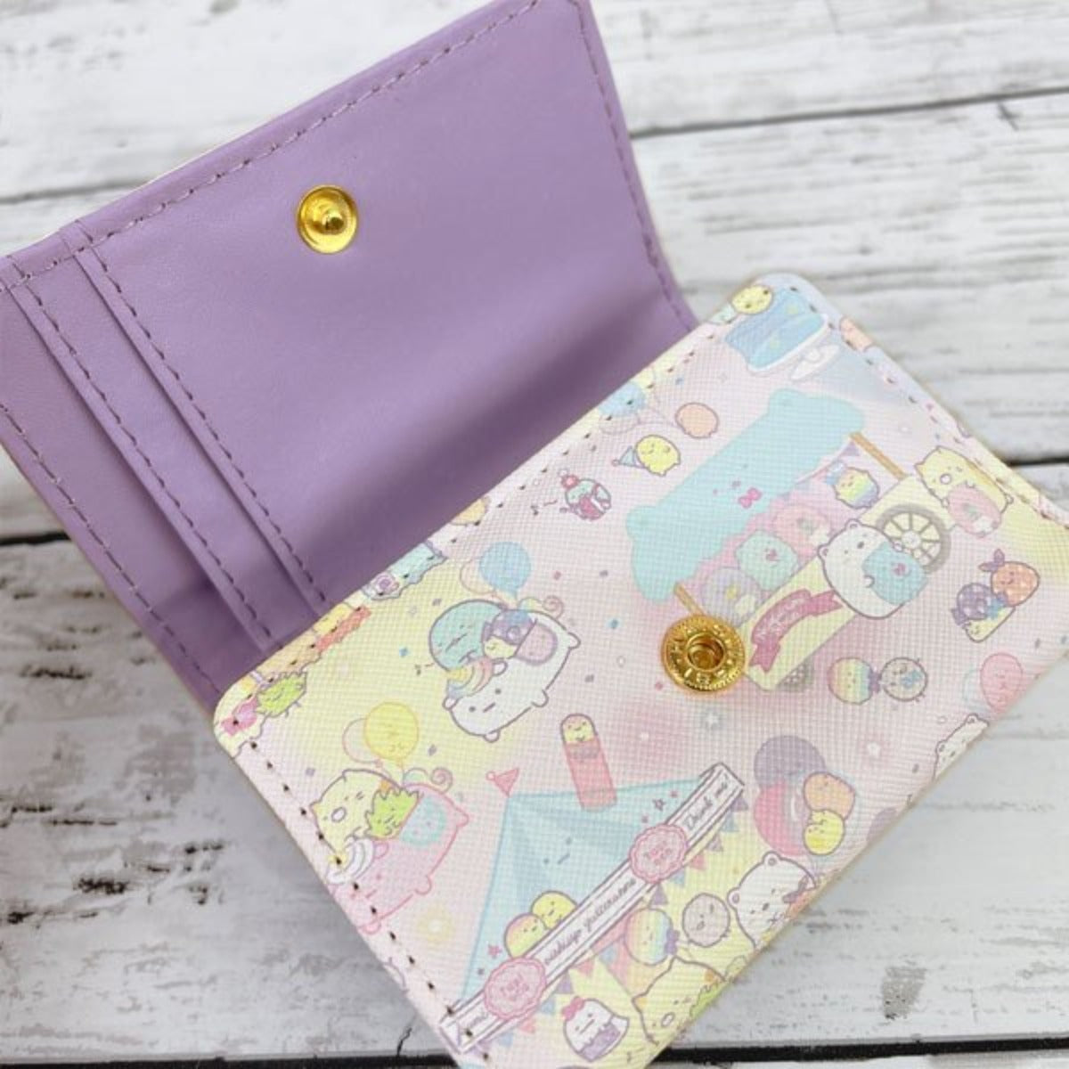 Sumikko Gurashi Mini Wallet 2021 Purple