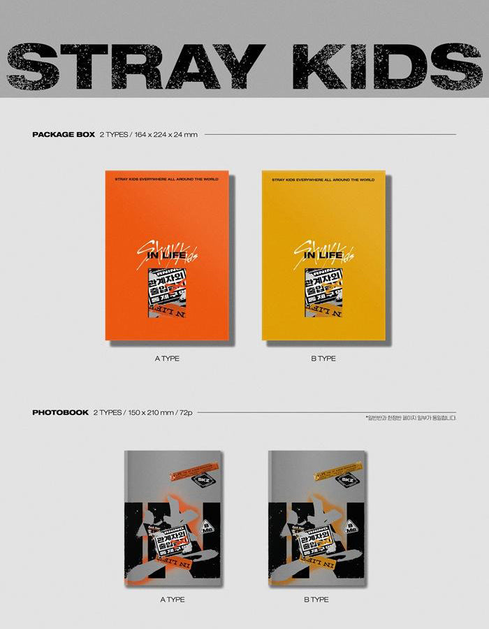 Stray Kids Vol. 1 Repackage - IN LIFE (Standard Edition) (Random Version)