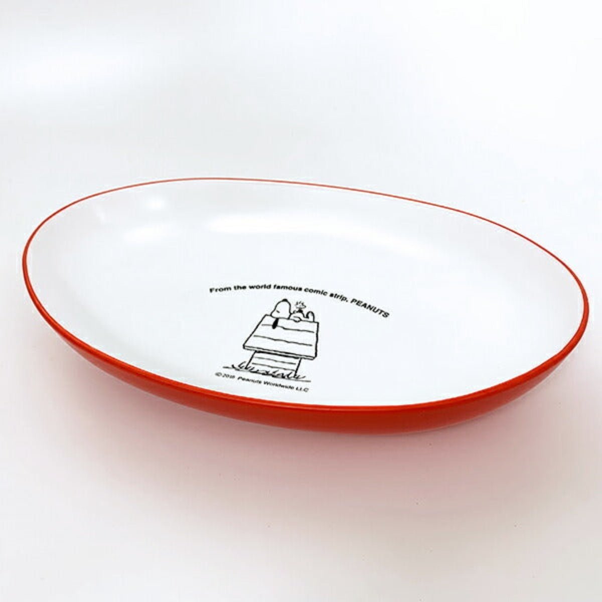 Plate - Oval Snoopy Red (Japan Edition)