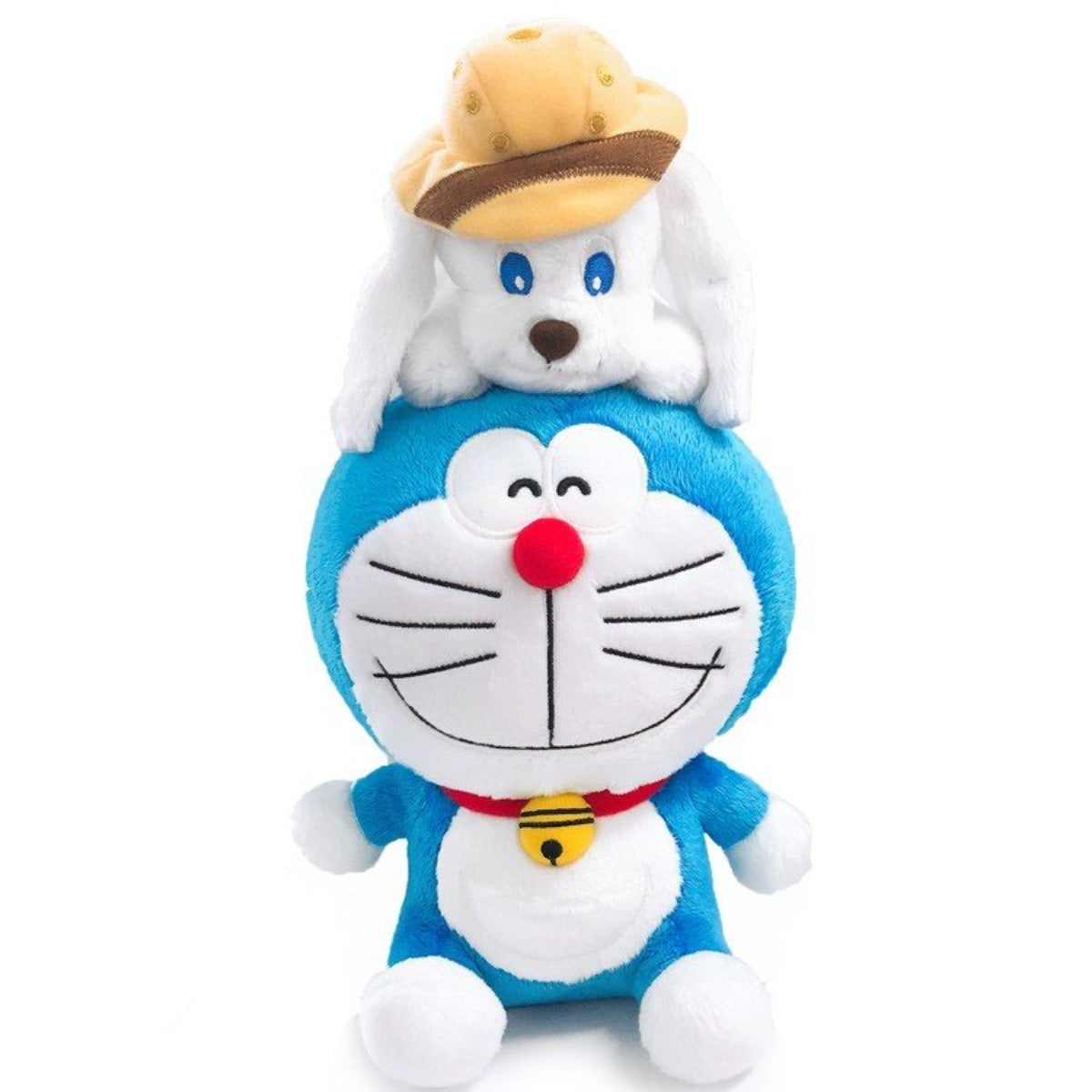 Plush Doraemon with White Dog