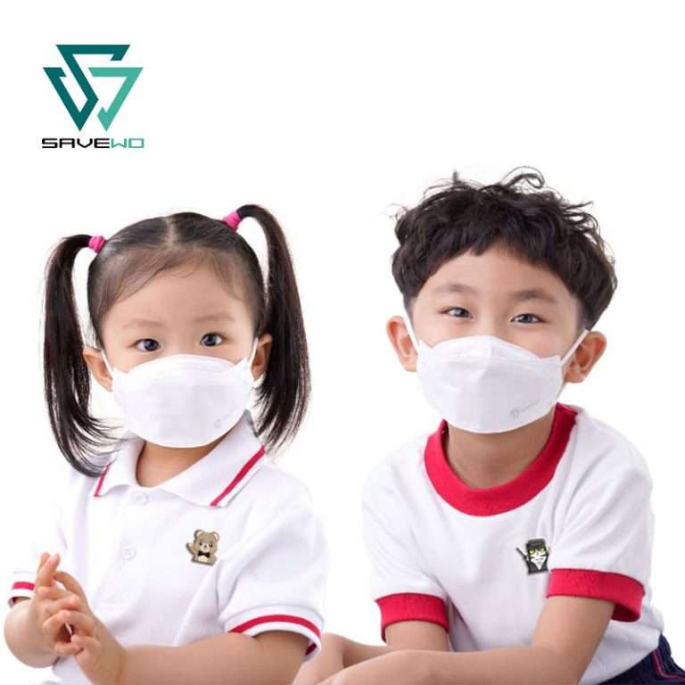 Mask HongKong Savewo 3DMasks Kids KF White L Size LeveL 3 (30 Packs)