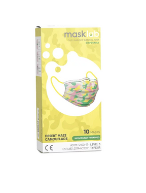 MaskLab Individually Wrapped Surgical Mask (10 Masks)