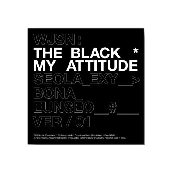 WJSN THE BLACK Single Album - My Attitude (Random Version)