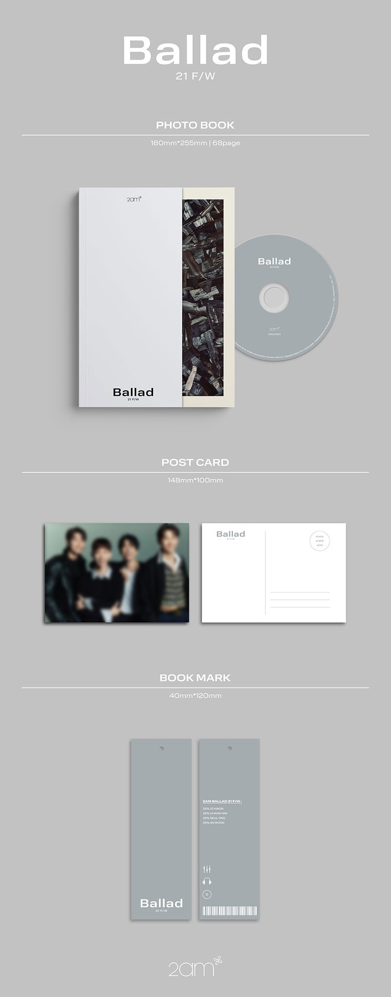 2AM Mini Album Vol. 4 - Ballad 21 F/W