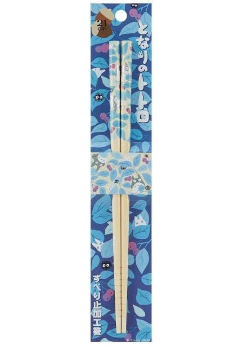Totoro Chopsticks Bamboo Blue